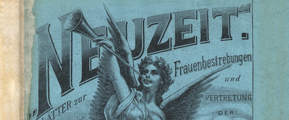 Ausschnitt des Titelblattes der Zeitschrift Neuzeit 1894