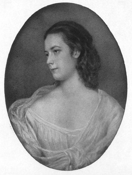 Jugendbildnis Marianne Hainisch aus 1857