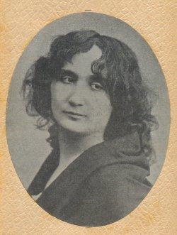 Sidonie Grünwald-Zerkowitz am Titelblatt von "Eheweh" 1906