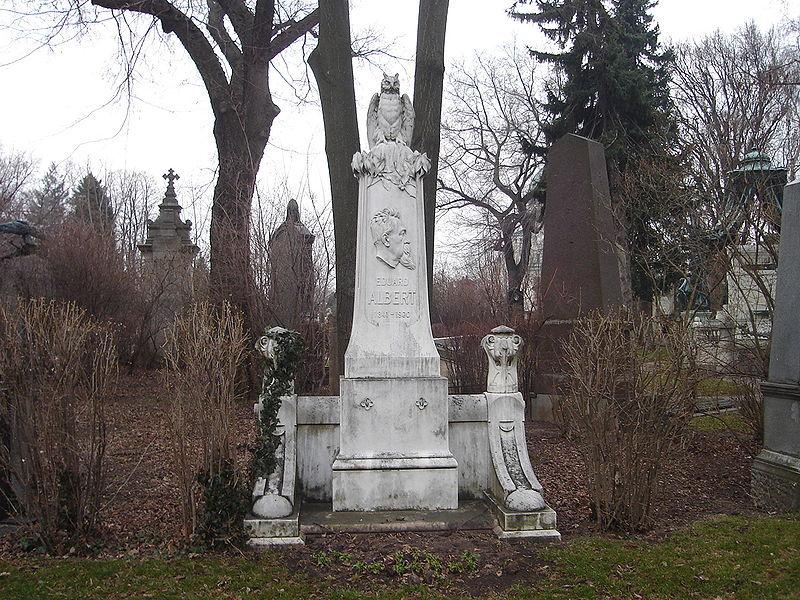 Ehrengrab von Eduard Albert am Wiener Zentralfriedhof