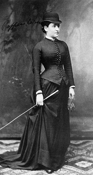 Bertha Pappenheim während ihres Aufenthalts im Sanatorium Bellevue (1882)