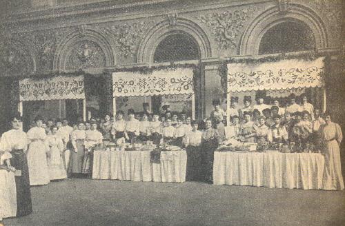 Bazar des Bömischen Frauenerwerbvereins im Jahr 1907