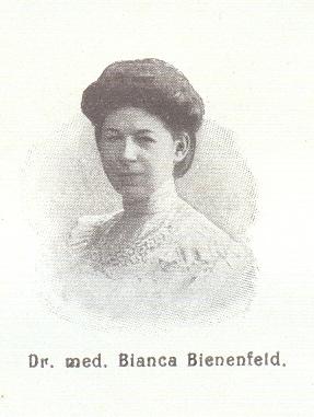 Bianca Bienenfeld um 1907