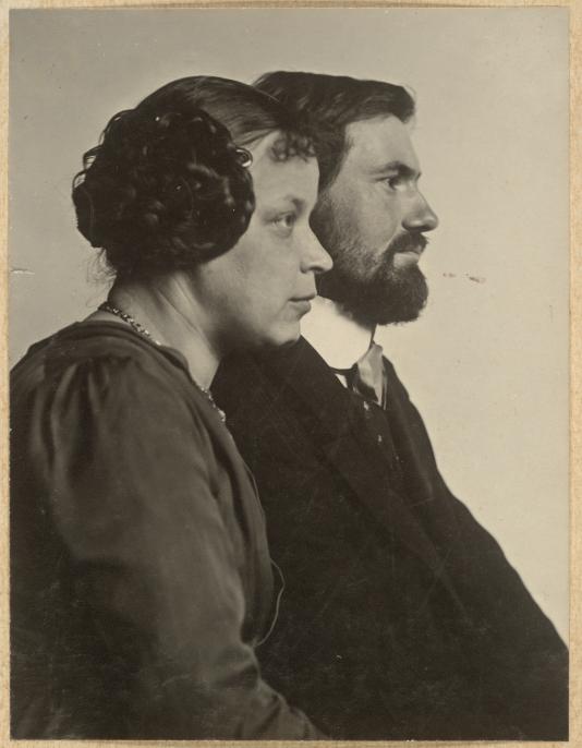 Fanny und Richard Harlfinger um 1905