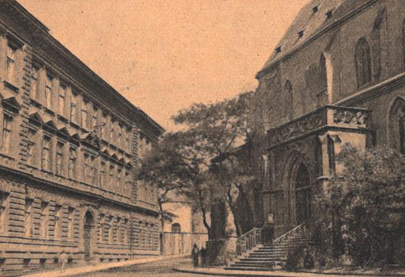 Mädchengymnasium Minerva im Schulgebäude der Štěpánské škole (1898-1907)