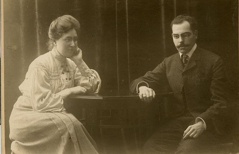 Hochzeitsbild von Margarete und Rudolf Hilferding