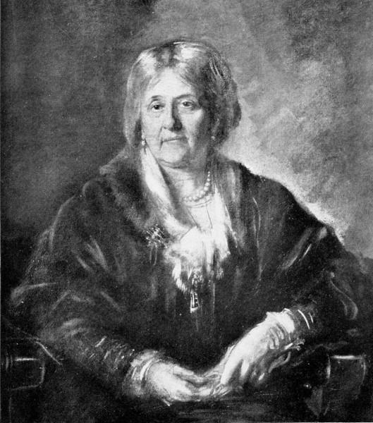 Josephine von Wertheimstein (Ausschnitt aus Ölgemälde Anfang der 1870er-Jahre)