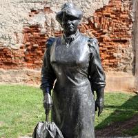 Statue von Marija Juric Zagorka in Zagreb