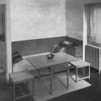 Wohnungsplan von Schütte-Lihotzly für die Münchner Ausstellung "Heim und Technik" 1928