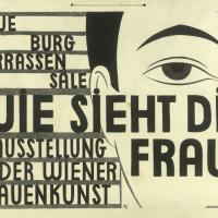 Plakat zur III. Ausstellung der Wiener Frauenkunst in der Neuen Burg 1930