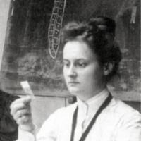 Oktavia Rollett  während ihrer Studienzeit in Graz 1905