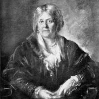 Josephine von Wertheimstein (Ausschnitt aus Ölgemälde Anfang der 1870er-Jahre)