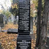 Grabmal von Sidonie Grünwald-Zerkowitz am jüdischen Teil des Wiener Zentralfriedhof 