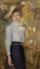 Selbstbildnis von Susanne Renate Granitsch 1899